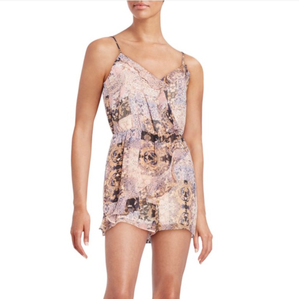 NWT BCBGeneration Ruffled Playsuit
